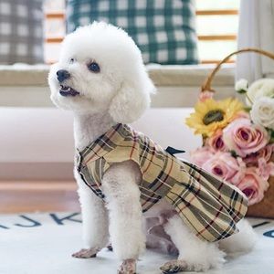 Classic Plaid Dog Dress - Small EUC